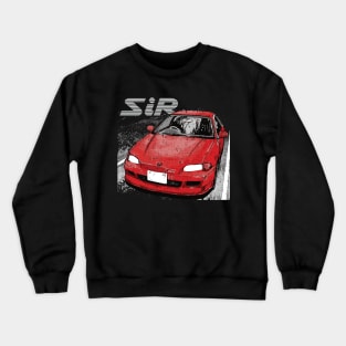 Shingo Shoji's Honda Civic SiR-II (EG6) INITIAL D Crewneck Sweatshirt